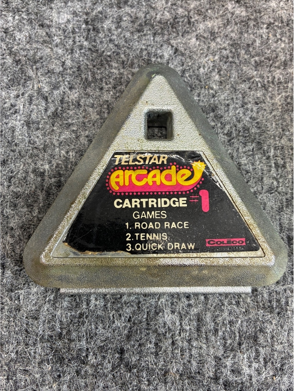 Telstar Arcade Cartridge #1 - Road Race, Tennis, Quick Draw Games